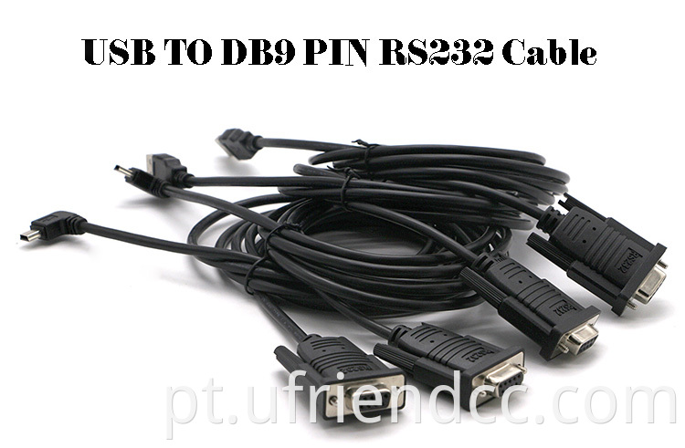 Extensão de fábrica OEM USB FTDI FT232RL PL23202 A DB9 RS232 RS485 SERIAL FT232RL FTDI Chip RS232 db9 para cabo USB para computador